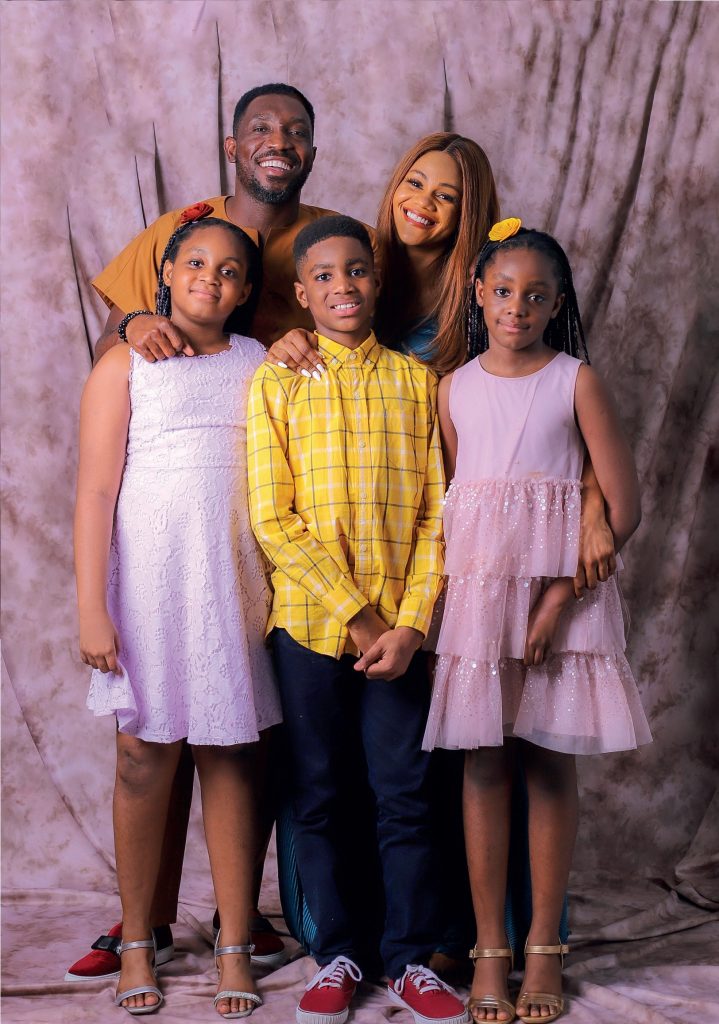 Timi Dakolo with Family - The Yard People