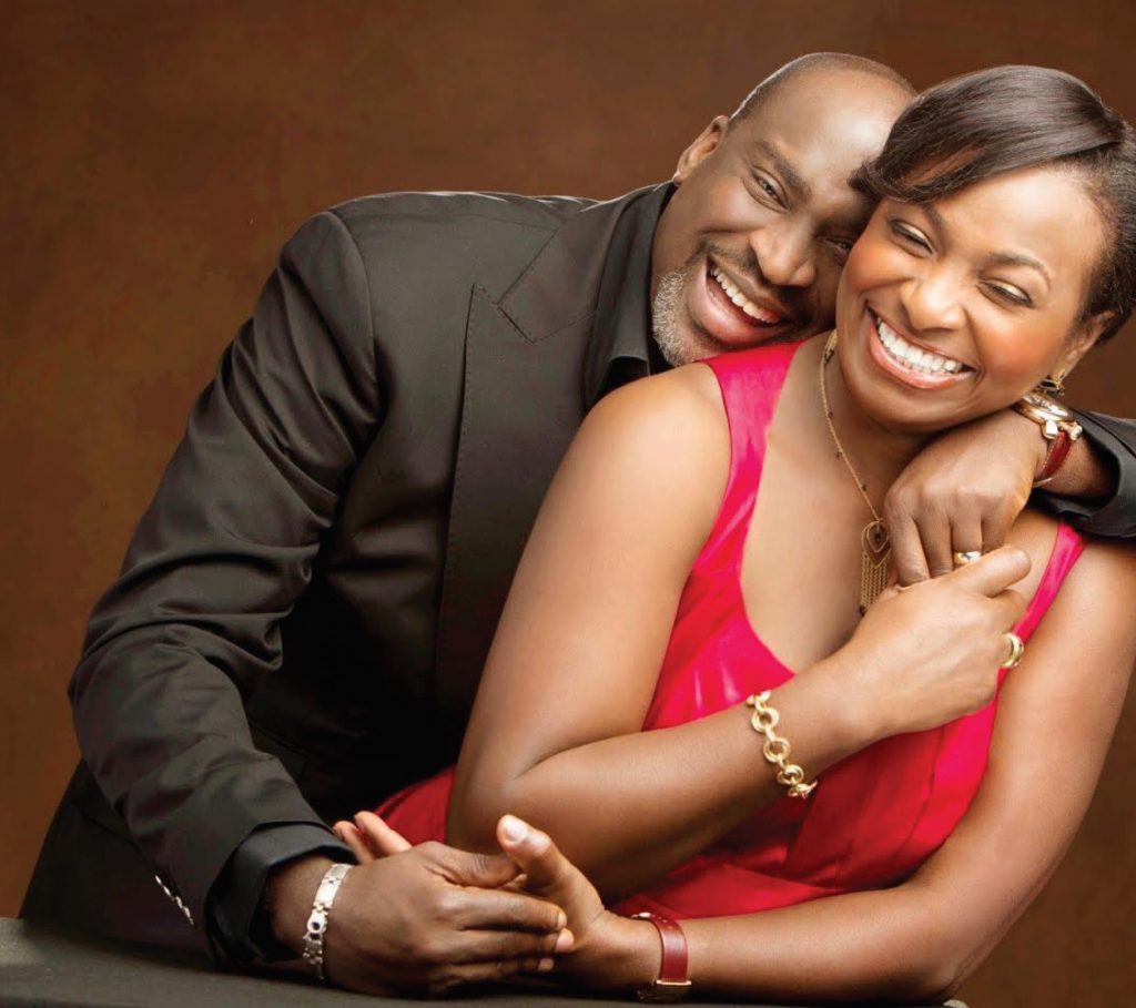 Chike Ogeah with Wife