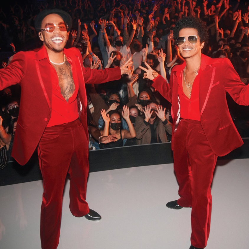 Anderson. Paak and Bruno Mars both wore Gucci suits
