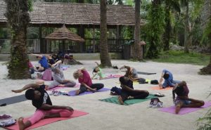 Yoga at the LUFASI Park