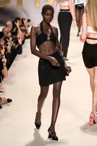 Chanel Bandeau Top And Skirt
