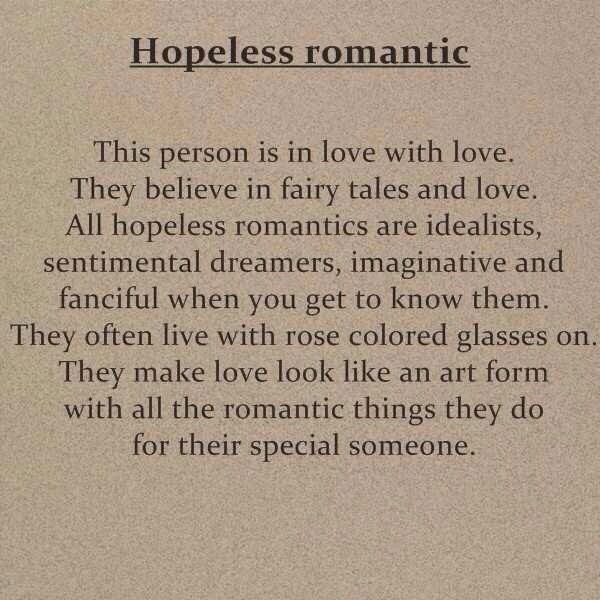 Hope Less romantic