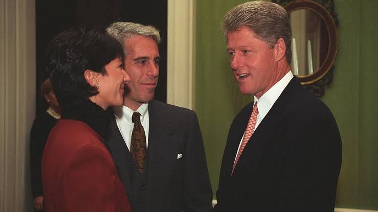 Jeffrey Epstein, Ghislaine Maxwell and Bill Clinton, photographed here, are involved in underage trafficking according to these damning documents.