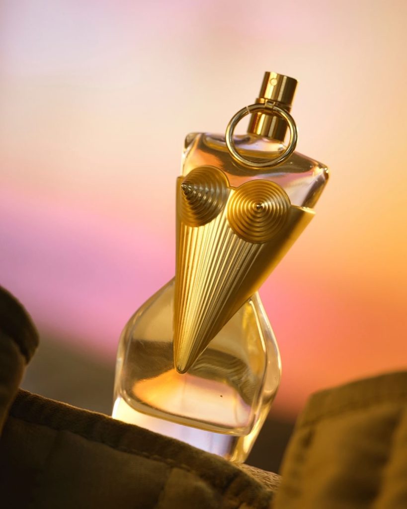 The Jean Paul Gaultier fragrance in all its glory.