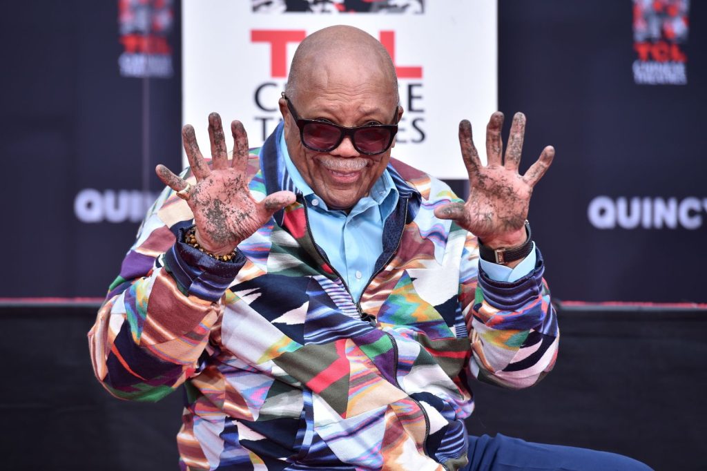 Jones Leaves His Handprints at The TCL Chinese Theatre in Los Angeles in 2018 pictures by Abaca Press-SIPAPRE-Sipa USA via AP.