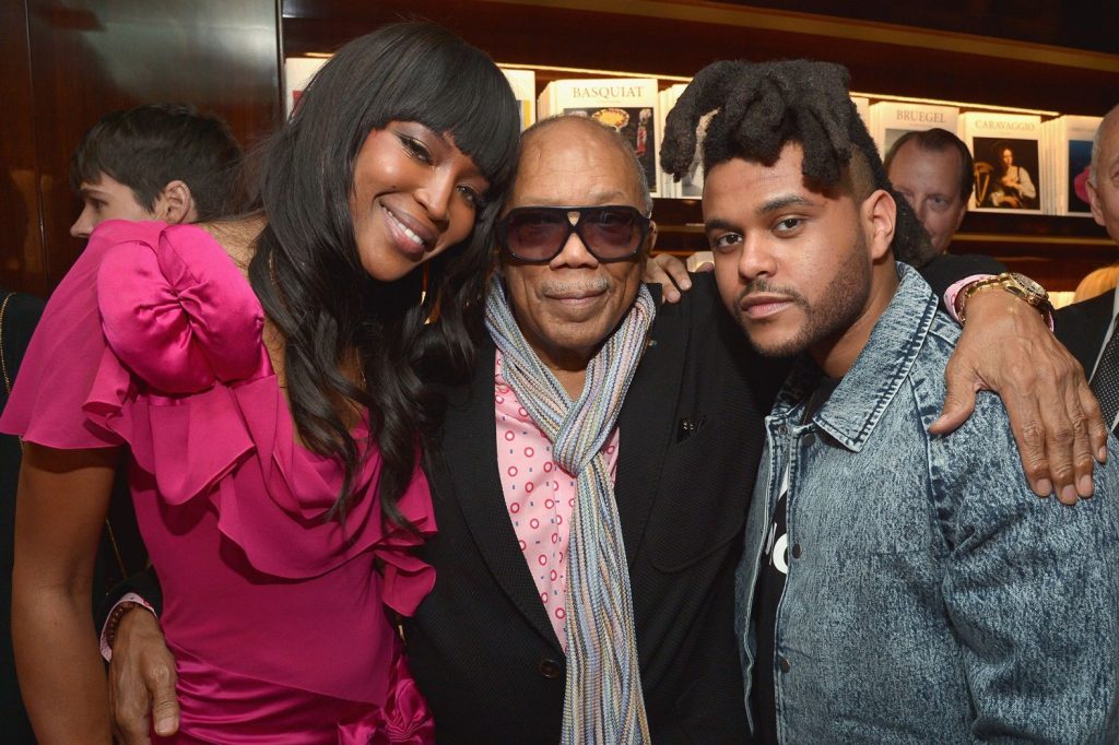 Naomi Campbell, Jones And The Weeknd Pose For photos in Beverly Hills in 2016 pictures by Charley Gallay-Getty Images